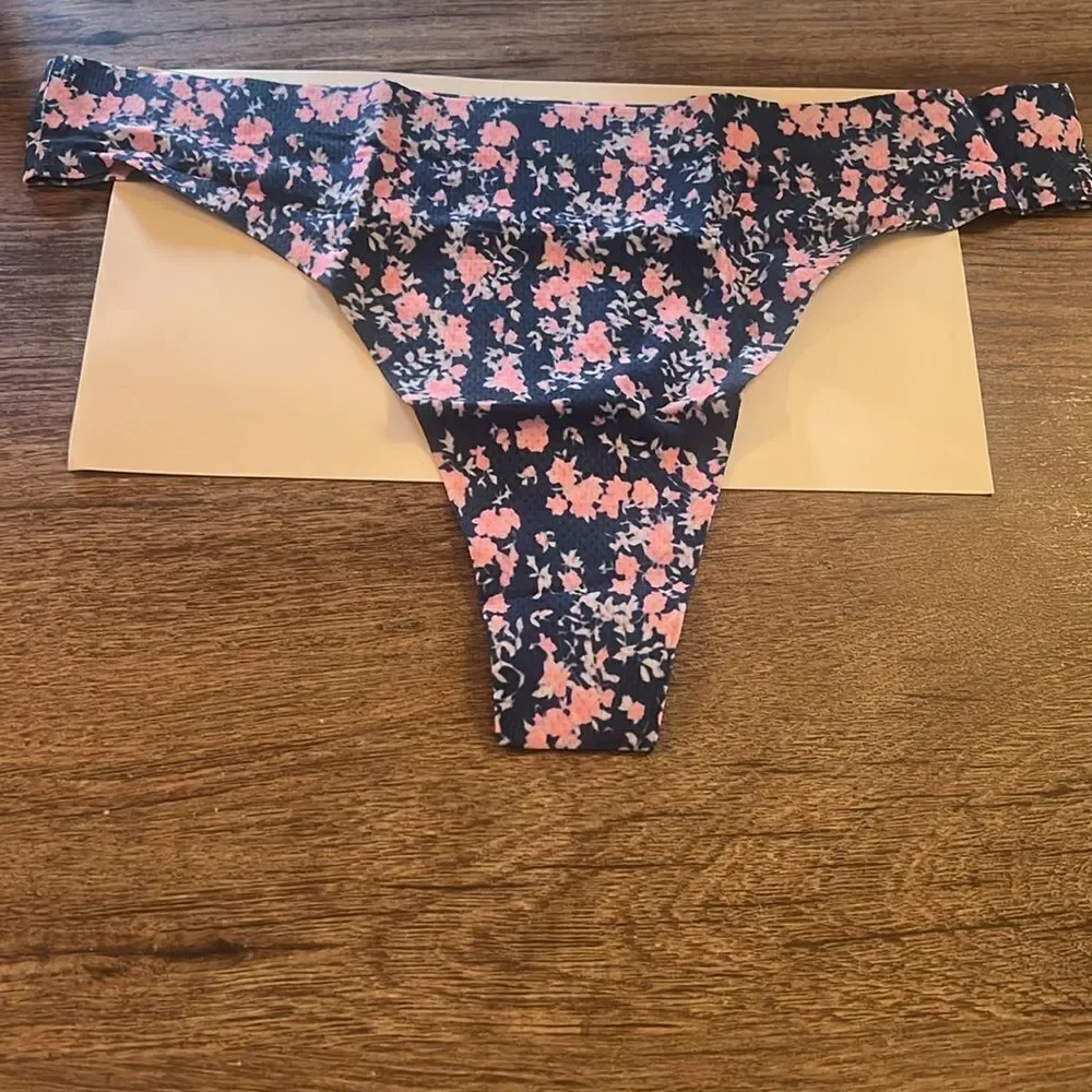 UGDUCK Women's Patterned Thong Panties Set - Multicolor